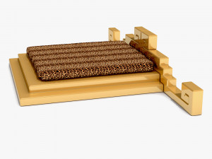 Double bed - Caduta di Babilonia Modelo 3D