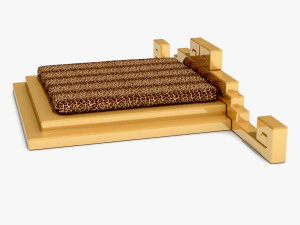 Double bed - Caduta di Babilonia 3D Model