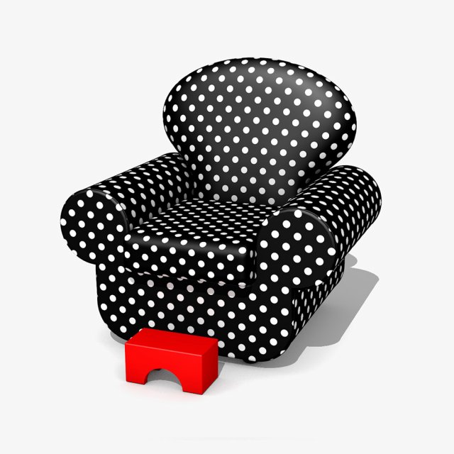 Armchair - Mickey dei Sogni Modèle 3D .c4d .max .obj .3ds .fbx .stl .blend 