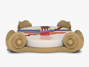 Double bed - Altare di Babilonia 3D Model