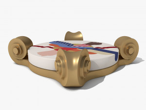 Double bed - Altare di Babilonia Modelo 3D