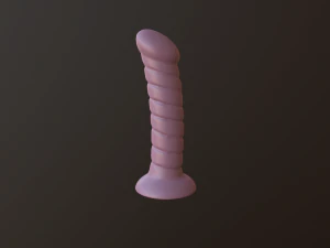 Dildo 3 with relief 3D Print Model
