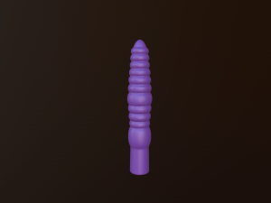 DIldo 4 with rings Model do druku 3D