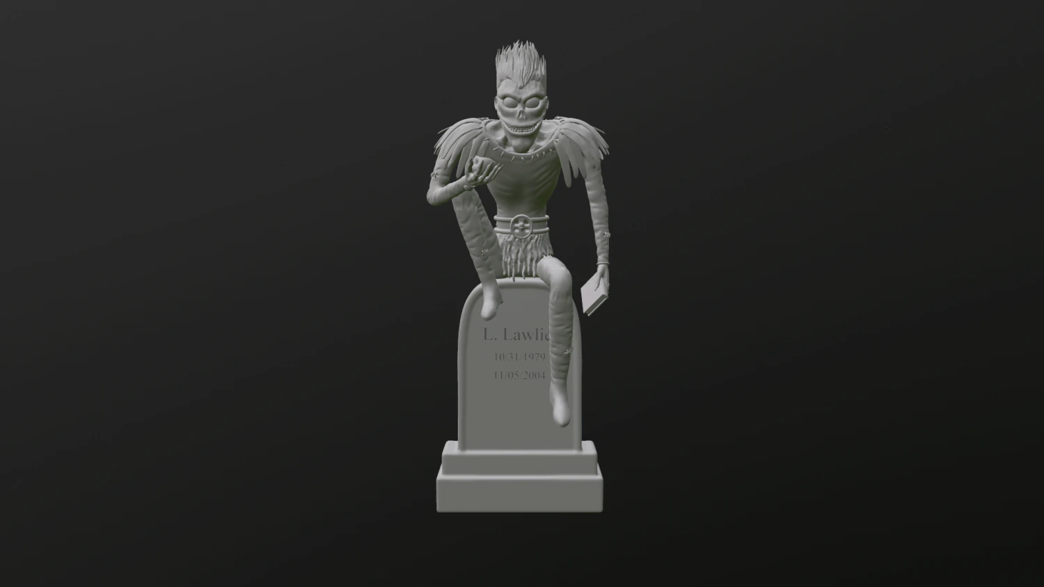 Ryuk from Death Note to print 3D Print Model .c4d .max .obj .3ds .fbx .stl .blend 