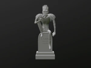 डेथ नोट से रयूक प्रिंट करने के लिए 3D प्रिंट मॉडल