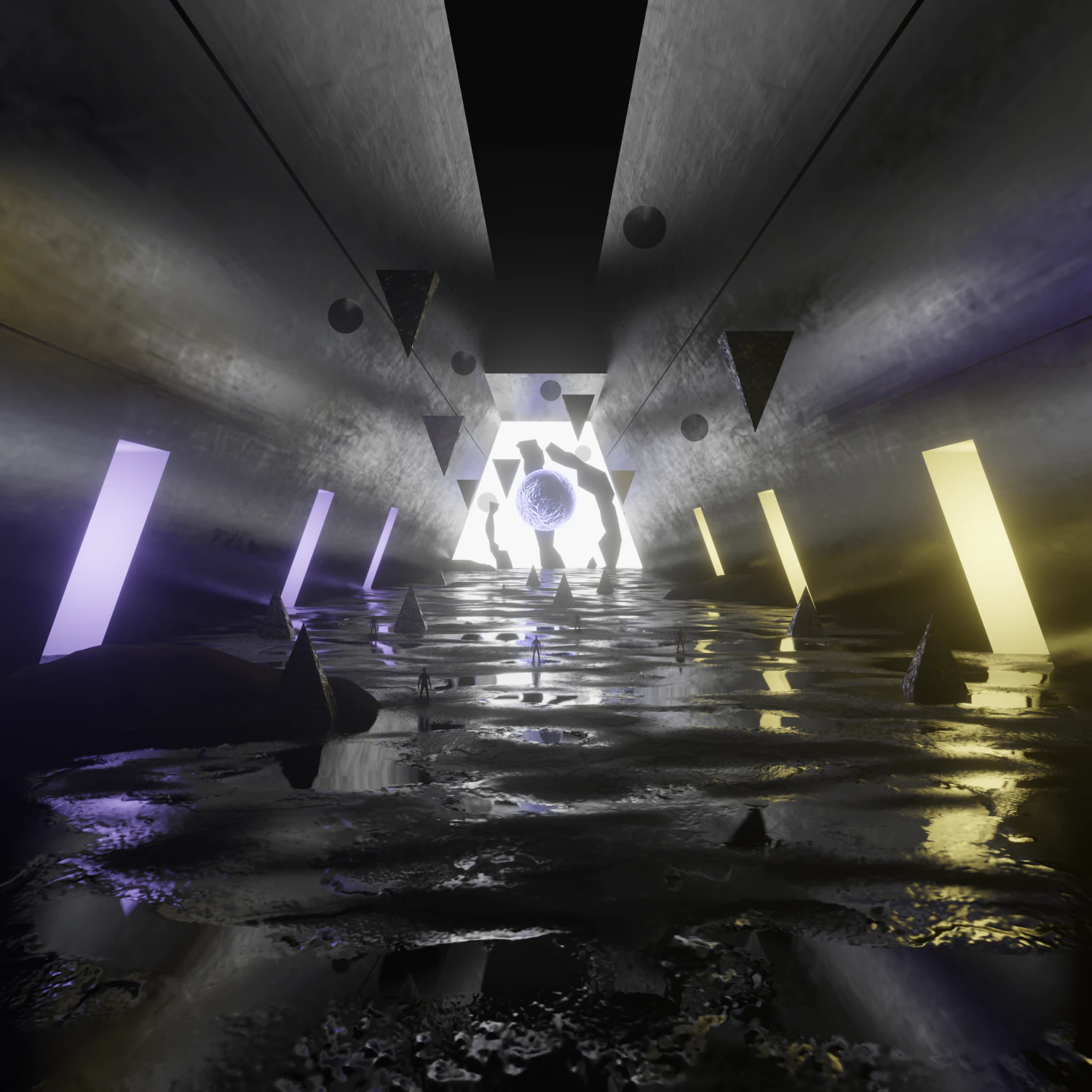 Alien Base 3D Model .c4d .max .obj .3ds .fbx .stl .blend 