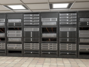 3D computer servers 3D 모델