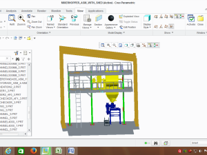 Mixer hopper assembly Modelo 3D