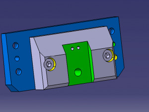 CAM piercing die Modelo 3D