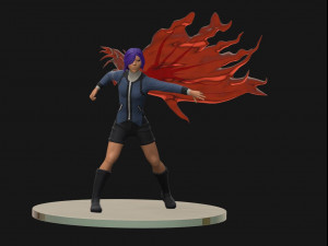 Touka Kirishima - Tokyo Ghoul 3Dプリントモデル
