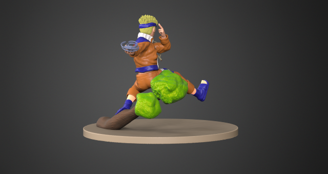 Naruto Uzumaki - Young 3Dプリントモデル .c4d .max .obj .3ds .fbx .stl .blend