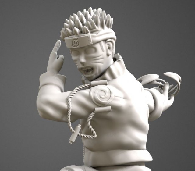 Naruto Uzumaki - Young 3D Принт Модель In Скульптуры 3DExport