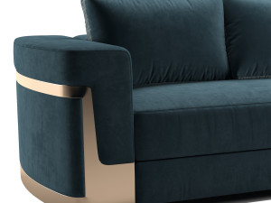 FENDI CASA RAY sofa Modello 3D