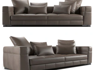 블레이저 가죽 소파 3D 모델