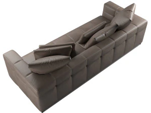 Blazer leather sofa 3D Model