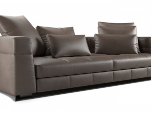 Blazer leather sofa 3D Model