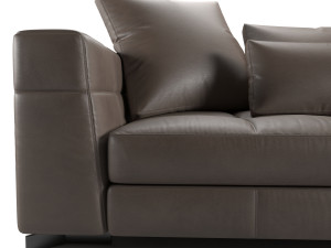 Blazer leather sofa 3D Model