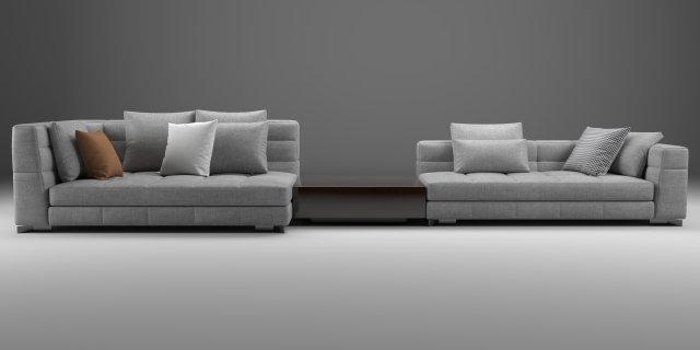 Blazer fabric sofa Modelo 3D .c4d .max .obj .3ds .fbx .stl .blend 