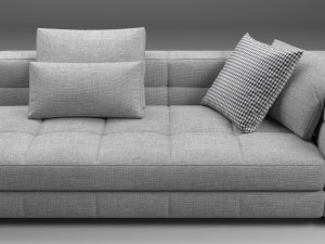 Blazer fabric sofa Modelo 3D