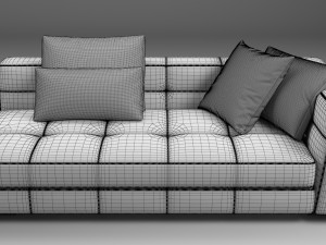 Blazer fabric sofa Modelo 3D