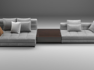 Blazer fabric sofa Modelo 3D