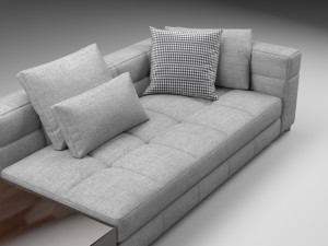 Blazer fabric sofa Modelo 3D