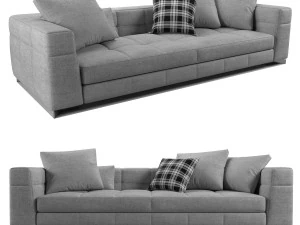 Canap&eacute; en tissu Blazer II Modèle 3D