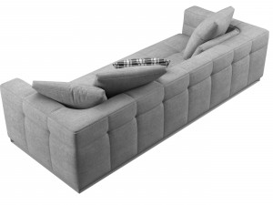 Blazer fabric sofa II 3D-Modell