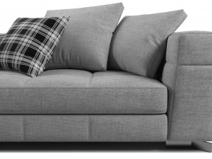 Blazer fabric sofa II 3D-Modell