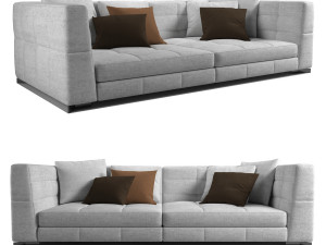 Blazer fabric sofa III Modelo 3D