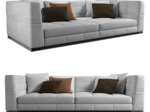 블레이저 패브릭 소파 III 3D 모델