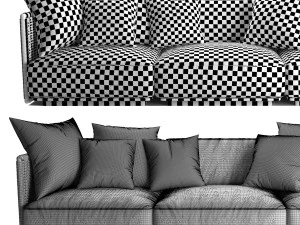 Flexform Eddy OUTDOOR sofa 3D Model