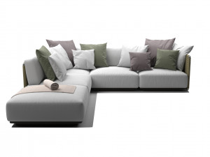 Flexform Eddy OUTDOOR II sofa Modelo 3D