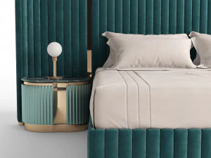 Visionnaire LEONARDO Bed 3D Model