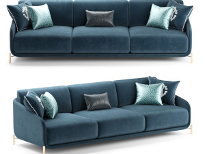 ROBERTO CAVALLI CLIFTON SOFA 3 SEATER 3D Модель