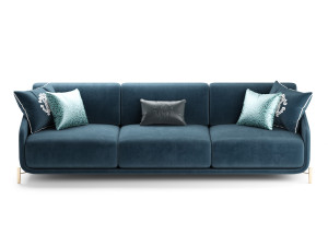 ROBERTO CAVALLI CLIFTON SOFA 3 SEATER Modelo 3D