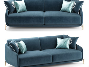 ROBERTO CAVALLI CLIFTON SOFA 2 SEATER Modelo 3D