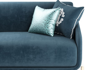 ROBERTO CAVALLI CLIFTON SOFA 2 SEATER 3D Modell