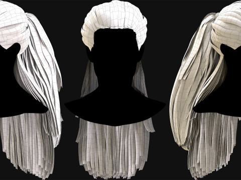 Realtime Haircard Vol 1 - No1 Modelo 3D