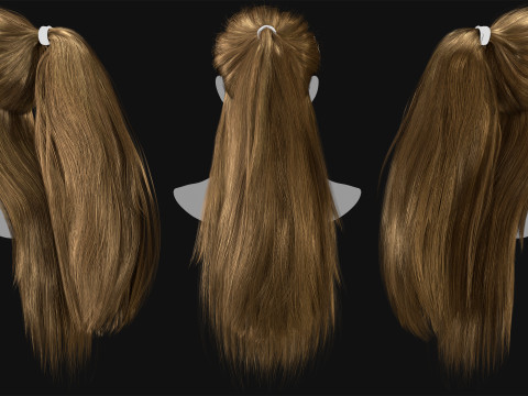 Realtime Haircard Vol 1 - No1 Modelo 3D