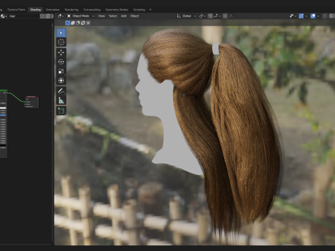 Realtime Haircard Vol 1 - No1 Modelo 3D