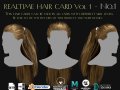 Realtime Haircard Vol 1 - No1 3D Модель