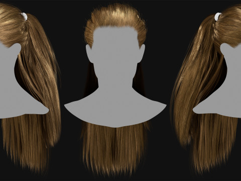 Realtime Haircard Vol 1 - No1 Modelo 3D