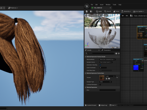 Realtime Haircard No 1 3D Model