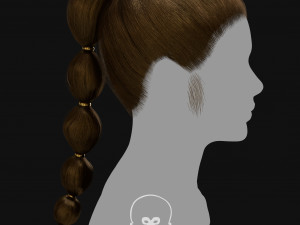Realtime Haircard Vol 2 - No3 3D 模型