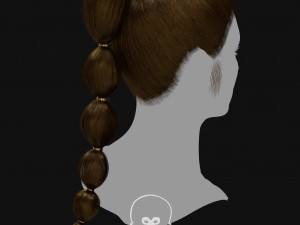 Realtime Haircard Vol 2 - No3 3D 模型