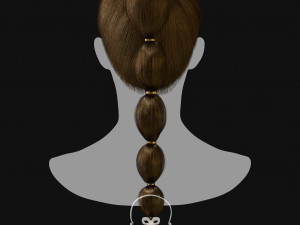 Realtime Haircard Vol 2 - No3 3D 模型
