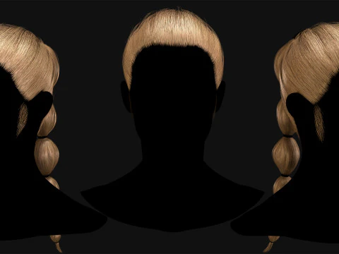 Realtime Haircard No 8 3D Model