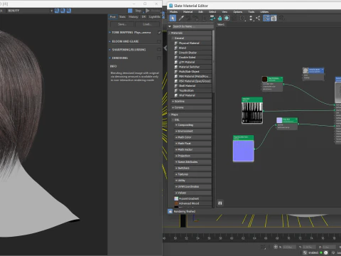 Realtime Haircard No9 3D Model