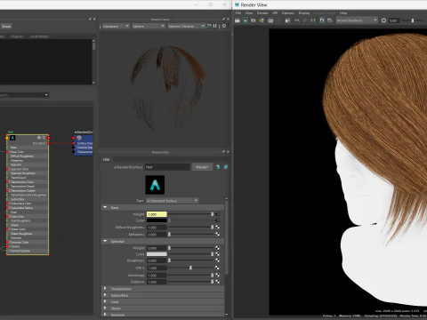 Realtime Haircard No9 3D Model